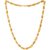 Sparkling Jewellery Gold Plated High Quality 20' inch Brass Chain Combo