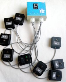 8 Channel Quiz Buzzer System For Game