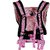 GTC Adjustable Hands-Free 4-in-1 Baby Carrier Bag Carry Bag with Comfortable Head Support  Buckle Straps Chocolate Pink