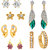 Mahi Gold Plated Marvellous Studs, Danglers and Bali Combo for girls and women CO1104719G