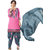 FKART Pink Cottan Embroidered Salwar Suit Material(BDPINK)