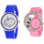 Shree Blue and Pink Dial Analog Watch for Women and Girls - Pack of 2