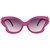 Zyaden Girl's Black Full Rim UV Protection Cat-eye Sunglasses