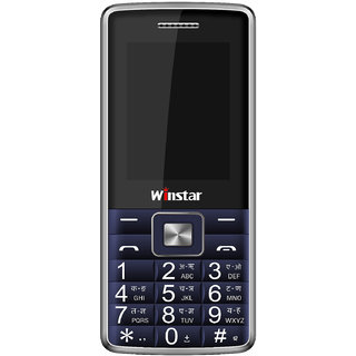 Winstar D555+ Feature Mobile Phone-Blue(1800 MAh Batter