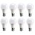 Vizio B22 6-9 W Natural White 800-1100 Lumens Premium Led Bulbs pack of 8