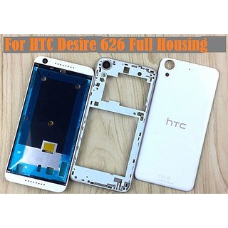replacement full body housing panel for htc desire 626 white