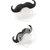 Funny Novelty Moustache Infant Nipple Pacifier Safe Edible Silicone No Toxic Baby Care (Punjabi Style)
