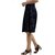 Miss Chase Women's Multicolored Printed Knee Long Flared Pleated Skater Skirt