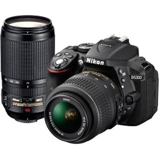 Nikon D5300 DSLR Camera with AF P DX 18 55 mm f/3.5 5.6G VR AF P DX 70 300 mm f/4.5 6. DSLR Cameras
