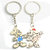 Faynci Mickey mouse  Minnie Couple Key Chain Gift for Valentine Day