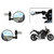 Himmlisch  Bike Handle Grip Rear View Mirror BLACK Set Of 2- For Honda CB1000R