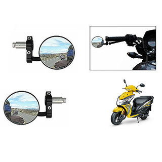 Buy Himmlisch Bike Handle Grip Rear View Mirror BLACK Set Of 2 For Honda Dio Online 399 from ShopClues