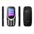 IKall K3311 SilverBlack Mobile Phone  2.4 InchDual Sim 1800mAh Battery