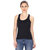 Friskers Black white Camisole & Tank Top Pack of 2