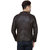 Amasree Dark Brown Plain Casual wear Pu Leather Jacket for Men and Boys