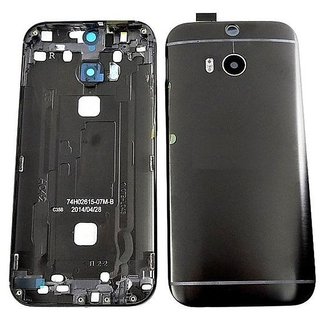 replacement full body housing panel for htc one m8 grey
