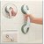S4D Handle Safety Grip Handle for Shower and Bath Olive and White