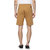 Urbano Fashion Men's Solid Khaki Cotton Chino Shorts (Size : 28)