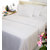 NestRoots Classic White Satin Stripe Solid Double 100 Cotton Bed Sheet