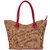 TARUSA Sand Beige Jute Textured Tote Bag For Women