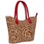 TARUSA Sand Beige Jute Textured Tote Bag For Women