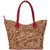 TARUSA Sand Beige Jute Textured Tote Bag For Women