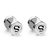 316L Stainless Steel Superman Fashion Screw Barbell Ear Studs for Men