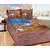 Attractivehomes Beautiful Cotton Jaipuri Panel Print Double Bedsheet With 2 Pillow Covers