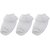 Neska Moda 3 Pair Cotton Kids Infant White Ankle Socks Age Group 0 To 1 Years S116
