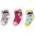 Neska Moda 3 Pair Kids Infant Cotton Ankle Socks Age Group 0 To 2 Years S139