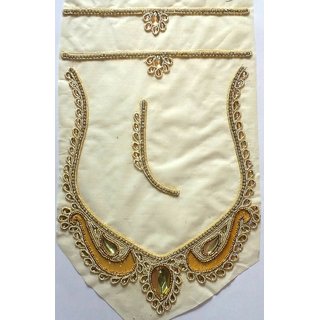 Buy Women Blouse Readymade Back Neck Design Patch Gold Colour Online 365 From Shopclues