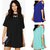 Cold Shoulder Solid Plain Fashion Dress by Klick2Style