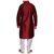 INYOUR Red Silk Kurta Pyjama Set Pack of 2