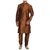 INYOUR BROWN Silk Kurta Pyjama Set Pack of 2