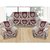 Cloud India Red 5 Seater Sofa Cover