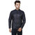Amasree Pu Leather Plain formal Jackets for Men  Boys In Navy Colour
