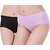 Women's Pack Of 2 Plain Panty (Color May Vary)