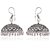 Fashion For Sure Silver Brass Jhumki Earrings for Women (E270)