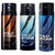 Wild Stone Night Rider Aqua Fresh and Legend Deodorant Spray Pack of 3 Combo 150ML each 450ML.