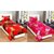 Attractivehomes Beautiful Glace Cotton 3D Print 2 single Bedsheets With 2 Pillow Covers (Combo Of 2)