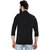 Trustedsnap Solid Casual fleece black blazer for  Mens