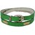 Woap Green Colour Pu With Antic Gold Polish Buckle Belt