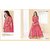 Style Amaze Pink Heavy Silk  Embroidered Semi-Sttiched Anarkali Suit-SASUNDAY-2096