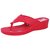 KAYSTAR Stylish & Trendy Look Red Wedges Heel Slipper for Women and Girls
