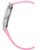 IDIVAS Round Dial Pink Rubber Strap Analog Watch For Women