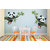 Eja Art Panda Hanging On A Branch Vinyl Multicolor Wall Stickers