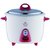 Bajaj Majesty New RCX 3 350-Watt Multifunction Rice Cooker (White/Pink)