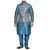 INYOUR DARK BLUE Silk Kurta Pyjama Set Pack of 3