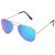 Aligator Blue UV Protection Aviator Unisex Sunglasses