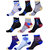 Unisex Multicolor Pack of 9 Ankle Socks